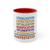 Manifestation Accent Coffee Mug, 11oz