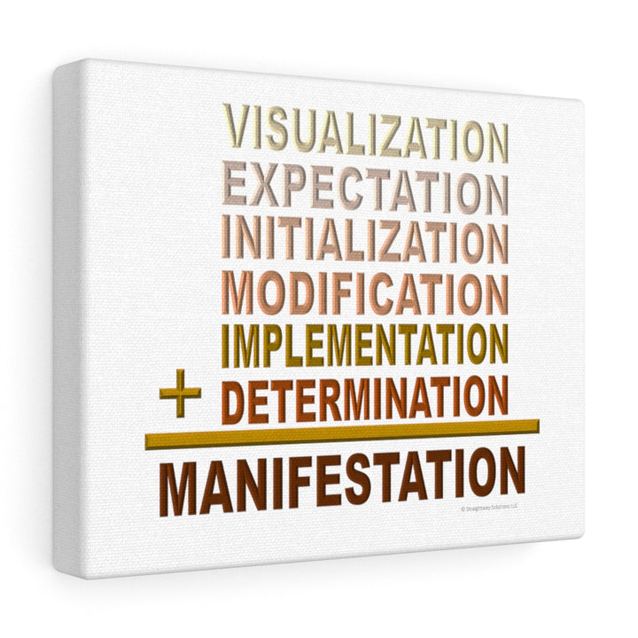 Manifestation Journey (Brown) 10" x 8" Canvas Gallery Wraps