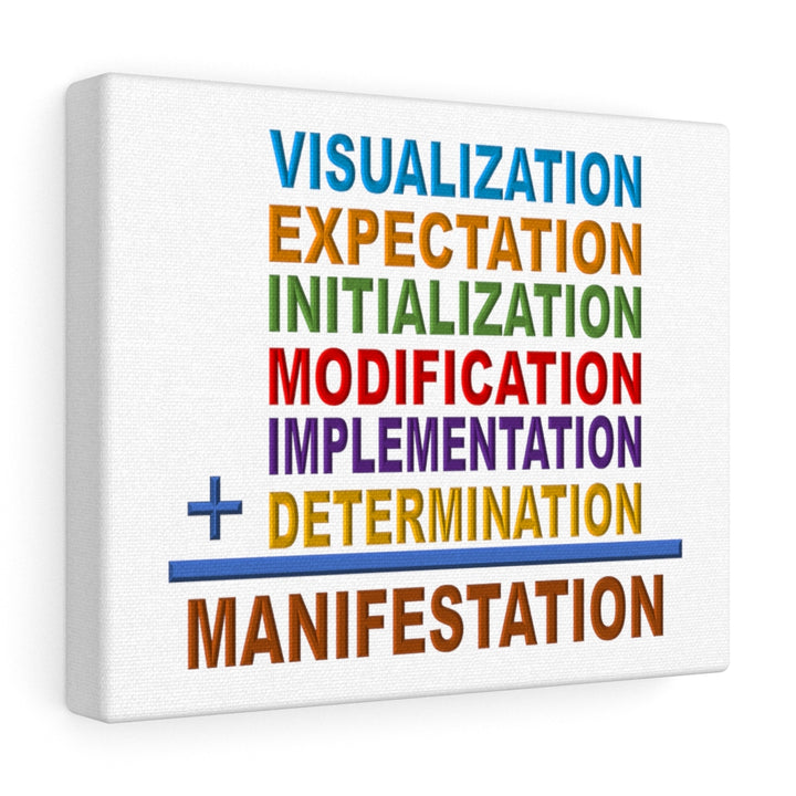 Manifestation Journey (Colorful) 10" x 8" Canvas Gallery Wraps