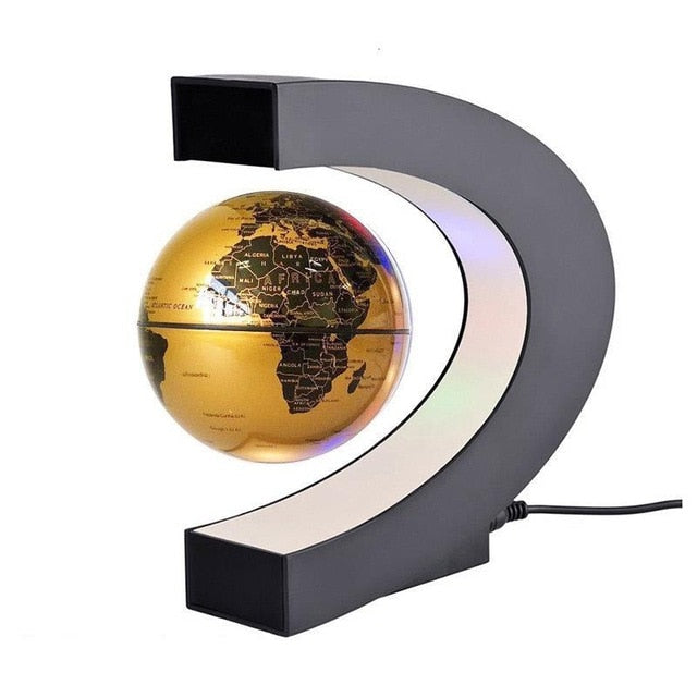 Magnetic Levitation Globe with World Map